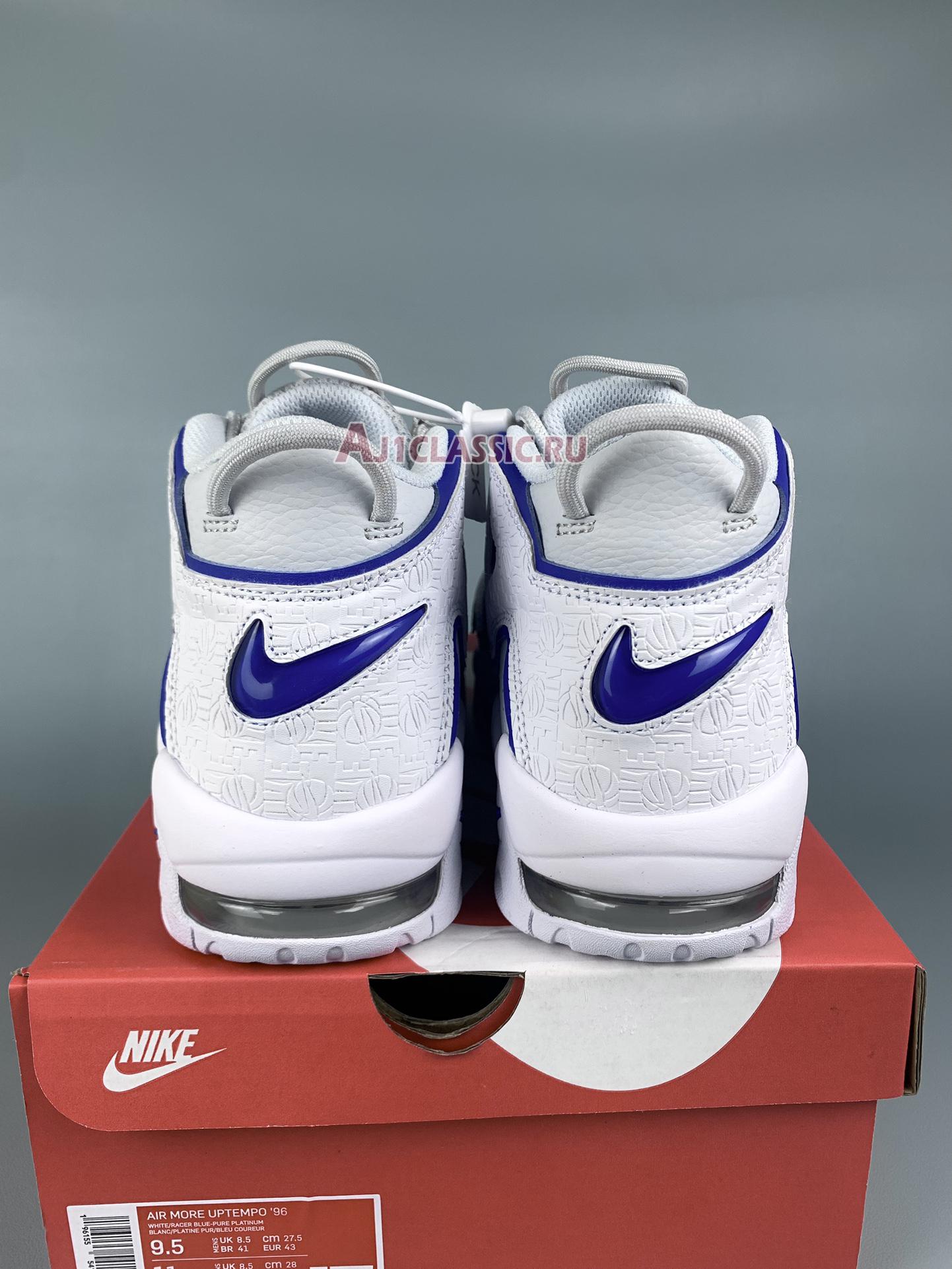 New Nike Air More Uptempo "Embossed White Royal Blue" FD0669-100 Shoes