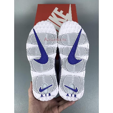 Nike Air More Uptempo Embossed White Royal Blue FD0669-100 White/Pure Platinum/Racer Blue Mens Womens Shoes