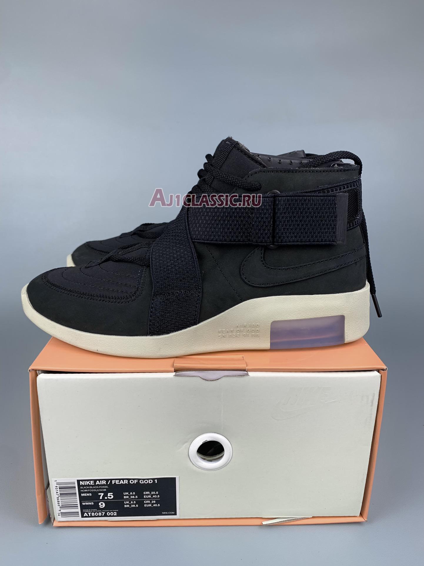 New Nike Air Fear Of God Raid "Black" AT8087-002 Shoes