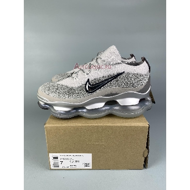 Nike Air Max Scorpion Flyknit Gaiter FD4612-001 Pale Field Grey/Metallic Silver/Light Ironite Lime/Metallic Silver Sneakers