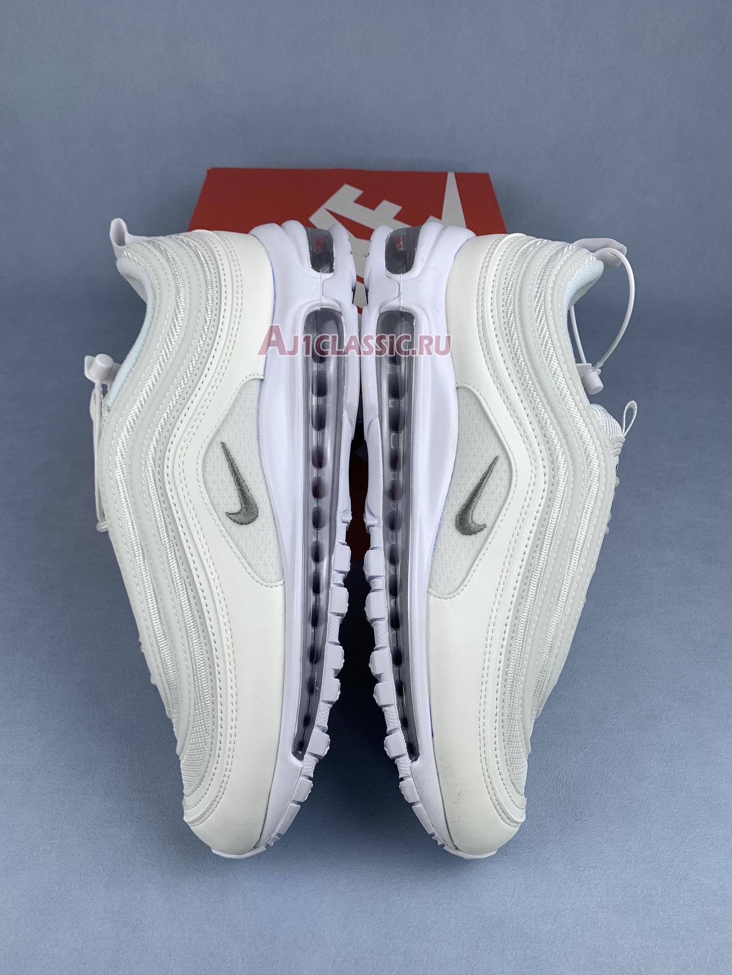 New Nike Air Max 97 "Triple White Wolf Grey" 921826-101 Shoes