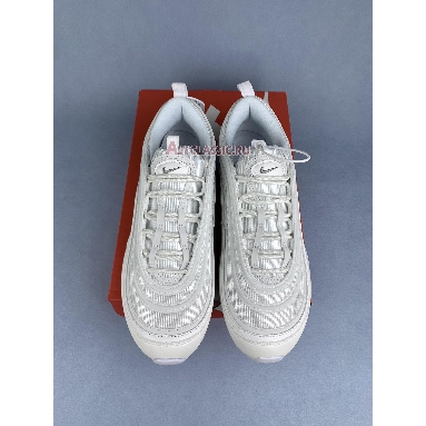 Nike Air Max 97 Triple White Wolf Grey 921826-101 White/Wolf Grey-Black Mens Womens Shoes