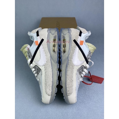 Off-White x Nike Air Max 90 The Ten AA7293-100 Sail/White/Muslin Mens Womens Shoes