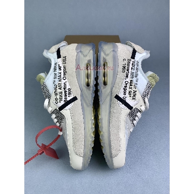 Off-White x Nike Air Max 90 The Ten AA7293-100 Sail/White/Muslin Mens Womens Shoes