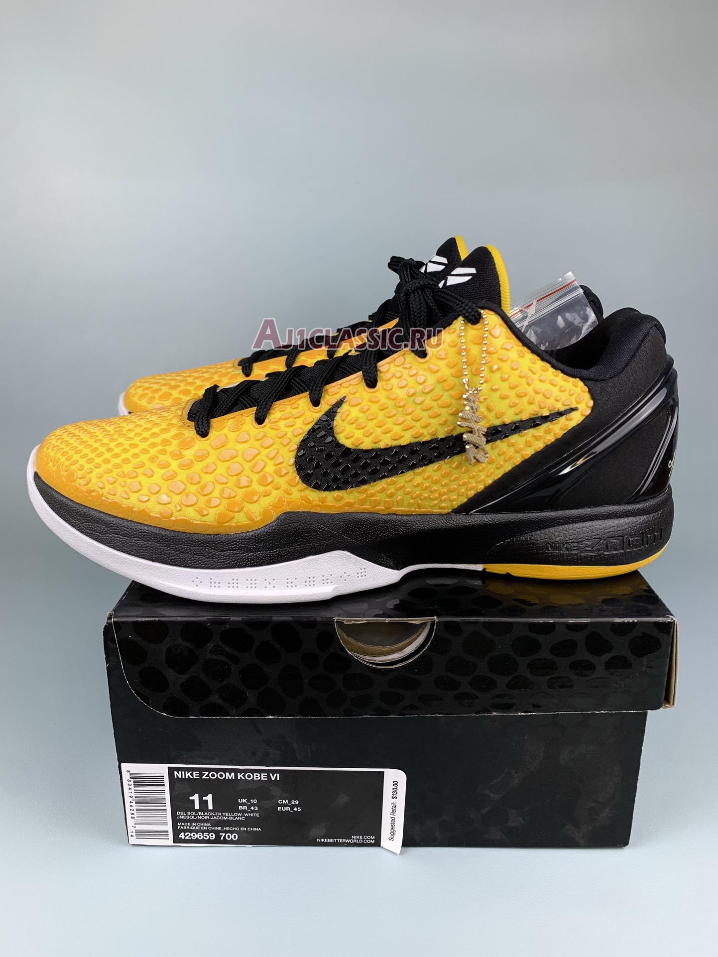 New Nike Kobe 6 "Lightbulb" 429659-700 Shoes