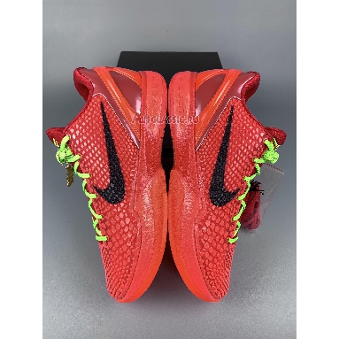 Nike Kobe 6 Protro Reverse Grinch FV4921-600-1 Bright Crimson/Black/Electric Green Mens Womens Shoes