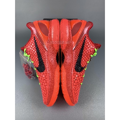 Nike Kobe 6 Protro Reverse Grinch FV4921-600-1 Bright Crimson/Black/Electric Green Mens Womens Shoes