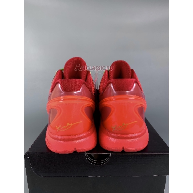 Nike Kobe 6 Protro Reverse Grinch FV4921-600-1 Bright Crimson/Black/Electric Green Mens Womens Shoes