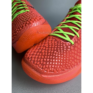 Nike Kobe 6 Protro Reverse Grinch FV4921-600-1 Bright Crimson/Black/Electric Green Mens Womens Shoes