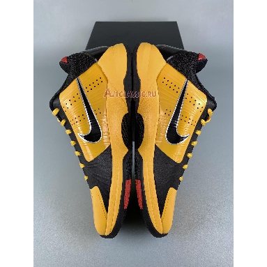 Nike Zoom Kobe 5 Bruce Lee 386429-701 Del Sol/Black/Metallic Silver/Varsity Red Mens Womens Shoes