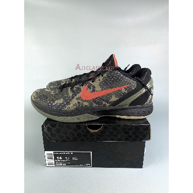 Nike Zoom Kobe 6 Italian Camo 429659-900 Multi-Color/Crimson/Black/White Sneakers