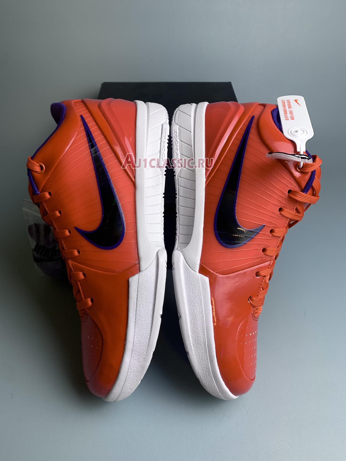 New UNDEFEATED x Nike Kobe 4 Protro "Team Orange" CQ3869-800 Shoes