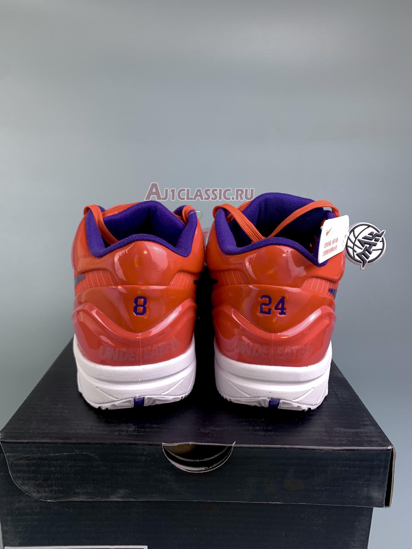 New UNDEFEATED x Nike Kobe 4 Protro "Team Orange" CQ3869-800 Shoes