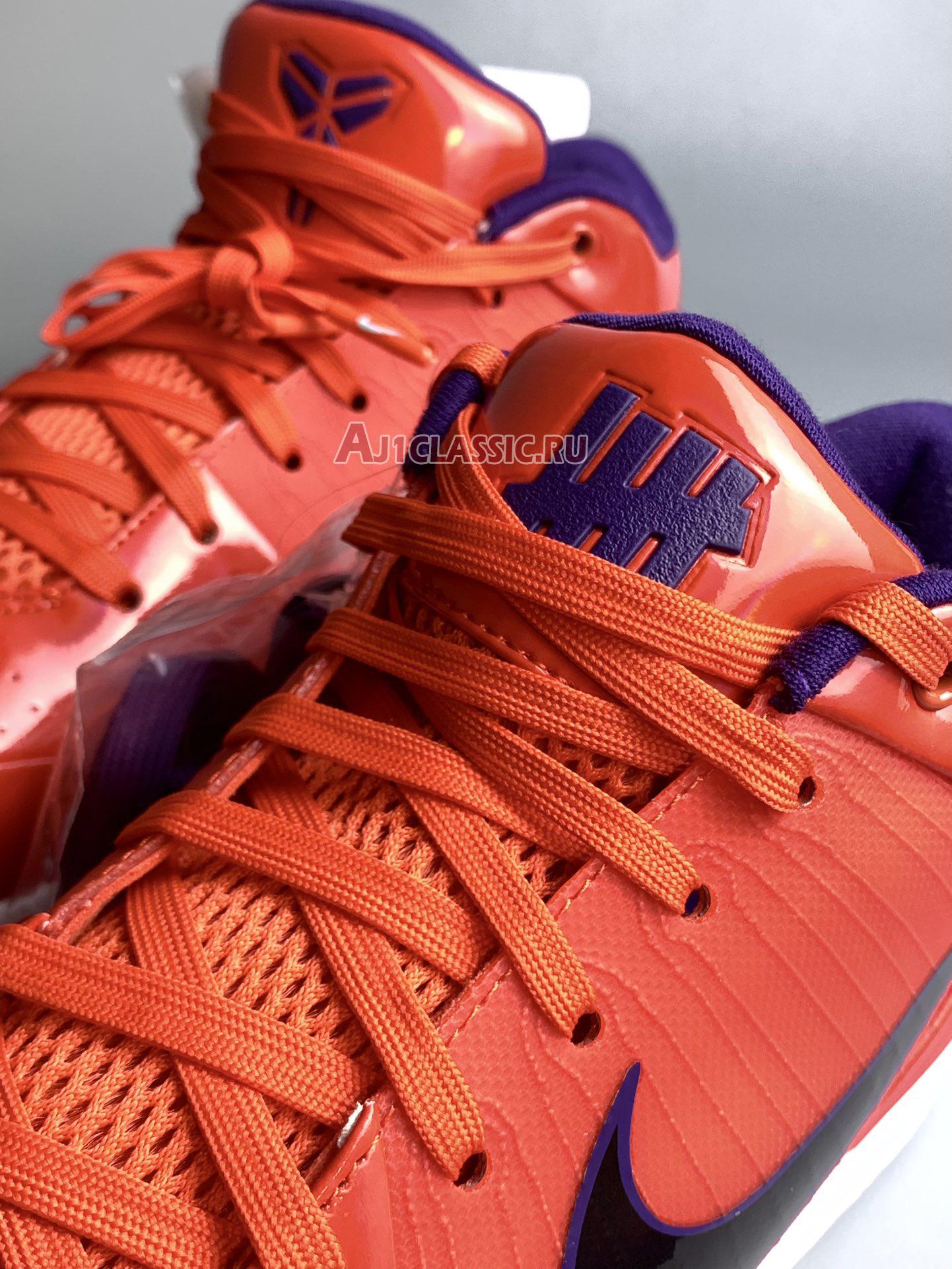 New UNDEFEATED x Nike Kobe 4 Protro "Team Orange" CQ3869-800 Shoes