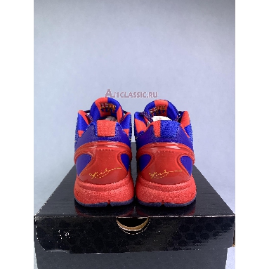 Nike Zoom Kobe 6 Barcelona Home 429659-402 Storm Blue/Yellow Ochre/Stream Red Mens Womens Shoes