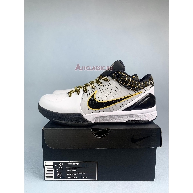 Nike Zoom Kobe 4 Protro Del Sol AV6339-101 White/Black-Del Sol Mens Womens Shoes