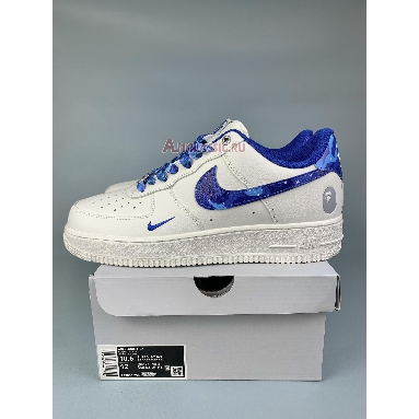 Bape x Nike Air Force 1 Low White Camo Blue PF9055-759 White/Camo Blue Sneakers