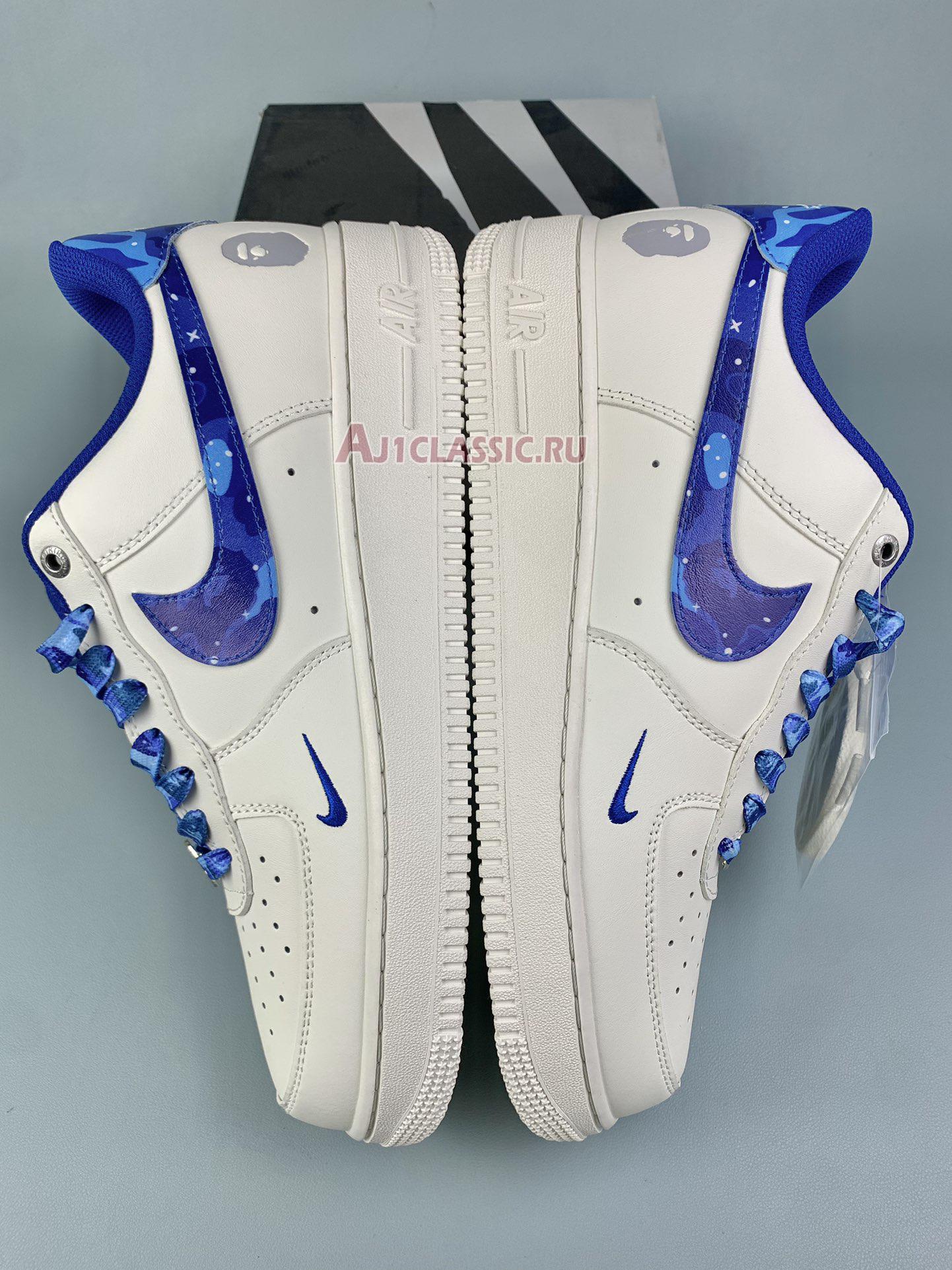 Bape x Nike Air Force 1 Low "White Camo Blue" PF9055-759