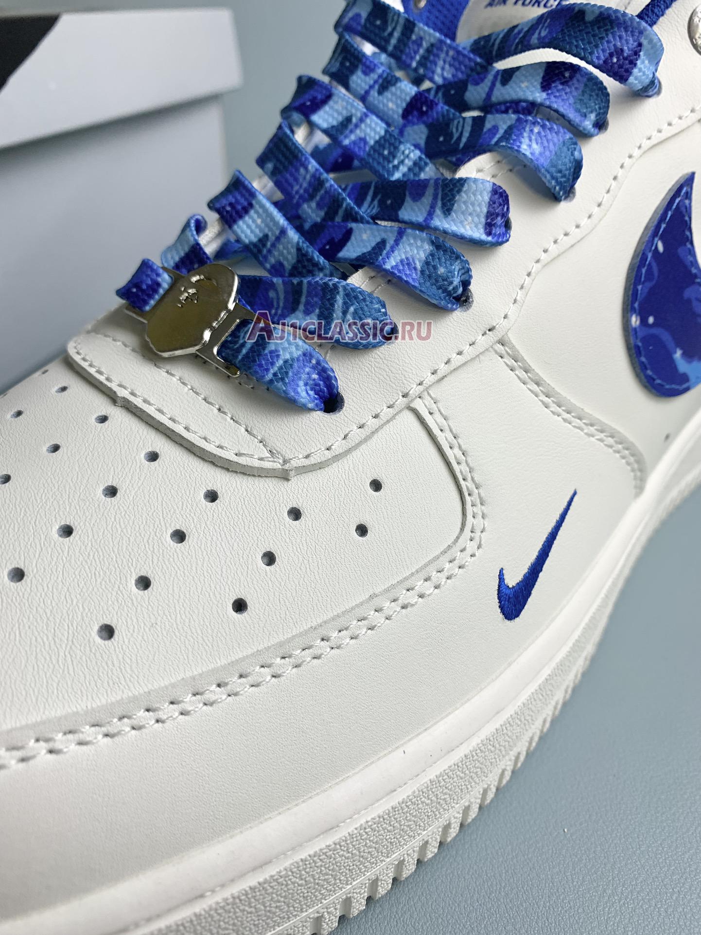 Bape x Nike Air Force 1 Low "White Camo Blue" PF9055-759