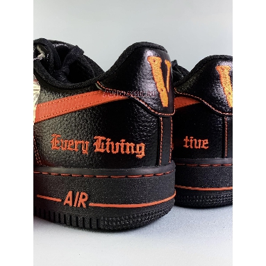 VLONE x Nike Air Force 1 Vlone AA5360-001 Black/Orange Mens Womens Shoes