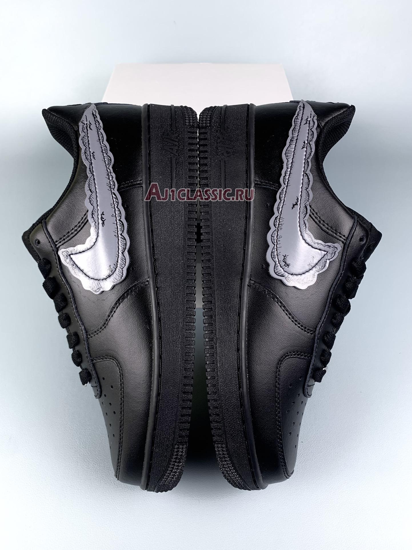 New KAWS x Sky High Farm Workwear x Nike Air Force 1 "Black" KAWSSKYHIGHAF1-BLK Shoes