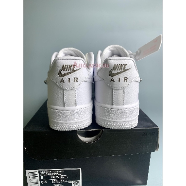 Nike Air Force 1 07 Premium Molten Metal FV3616-101 White/Black Mens Womens Shoes