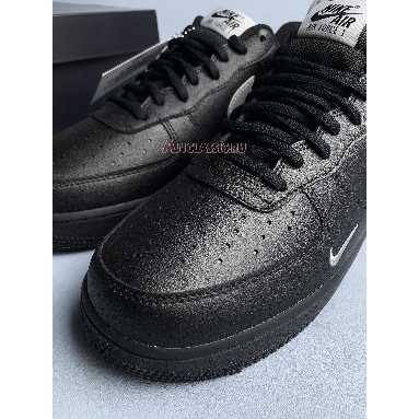 Nike Air Force 1 Low 07 LV8 UT Black Metallic Silver DX8967-001 Black/Metallic Silver Mens Womens Shoes