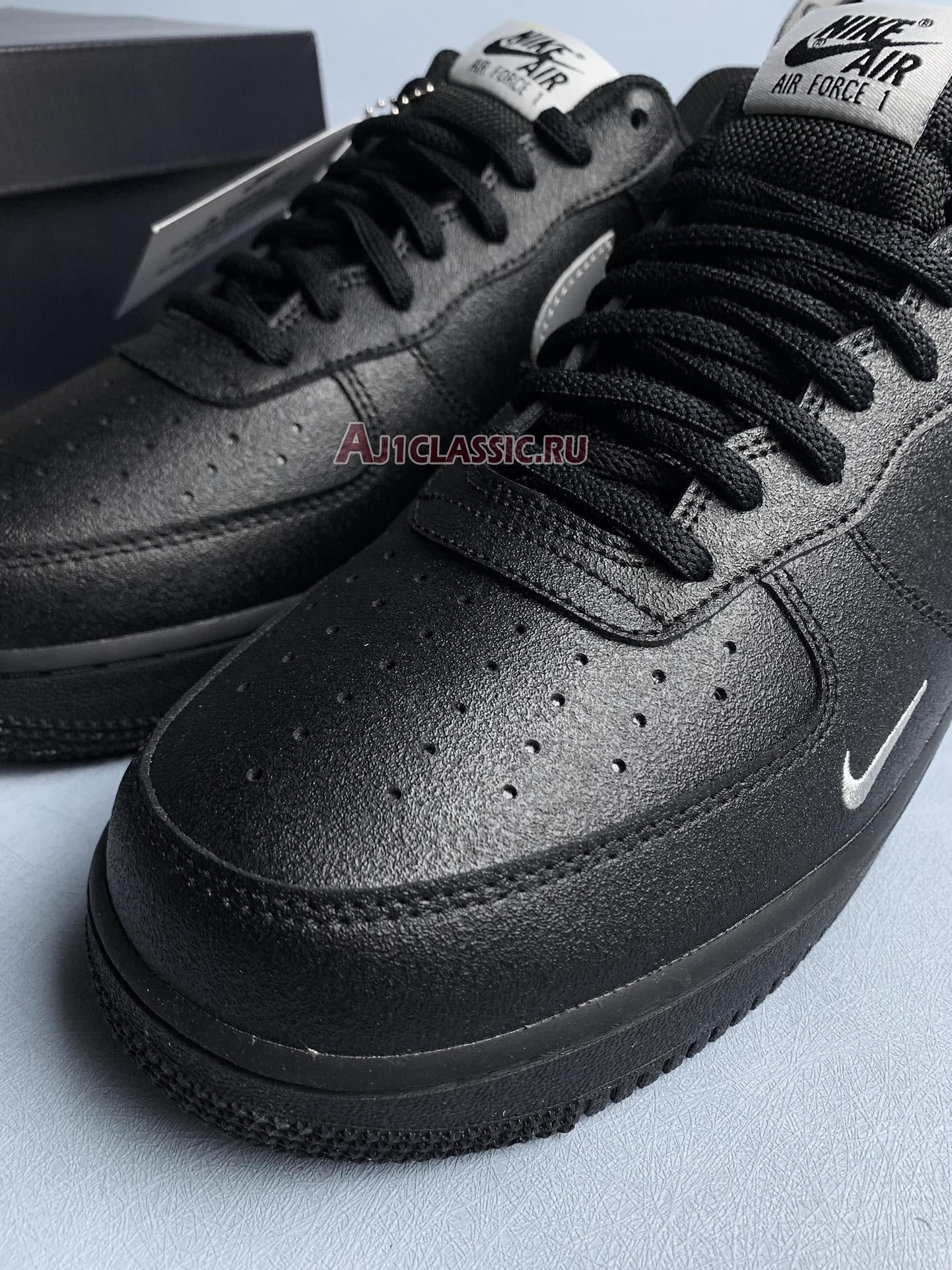 New Nike Air Force 1 Low "07 LV8 UT Black Metallic Silver" DX8967-001 Shoes