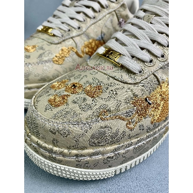 Nike Air Force 1 Low 07 Year of the Dragon 2024 HJ4285-777 Metallic Gold/Metallic Gold-Lilac Mens Womens Shoes