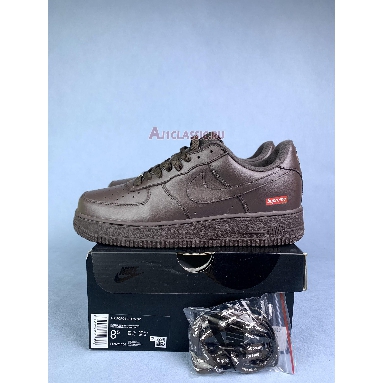 Supreme x Nike Air Force 1 Low Box Logo - Baroque Brown CU9225-200 Baroque Brown/Baroque Brown Mens Womens Shoes