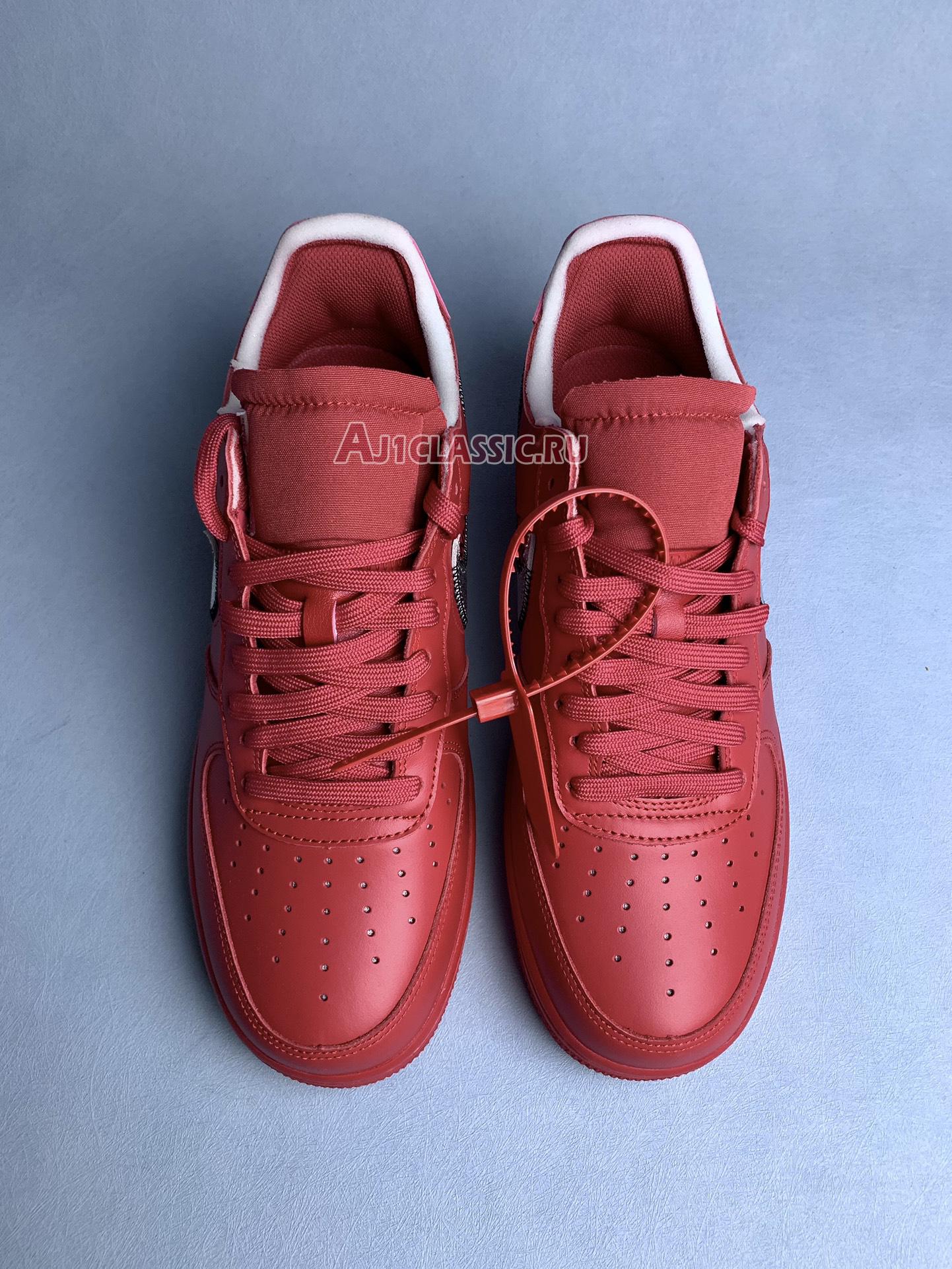 New Off-White x Nike Air Force 1 Low "Brick Red" AO4297-600 Shoes