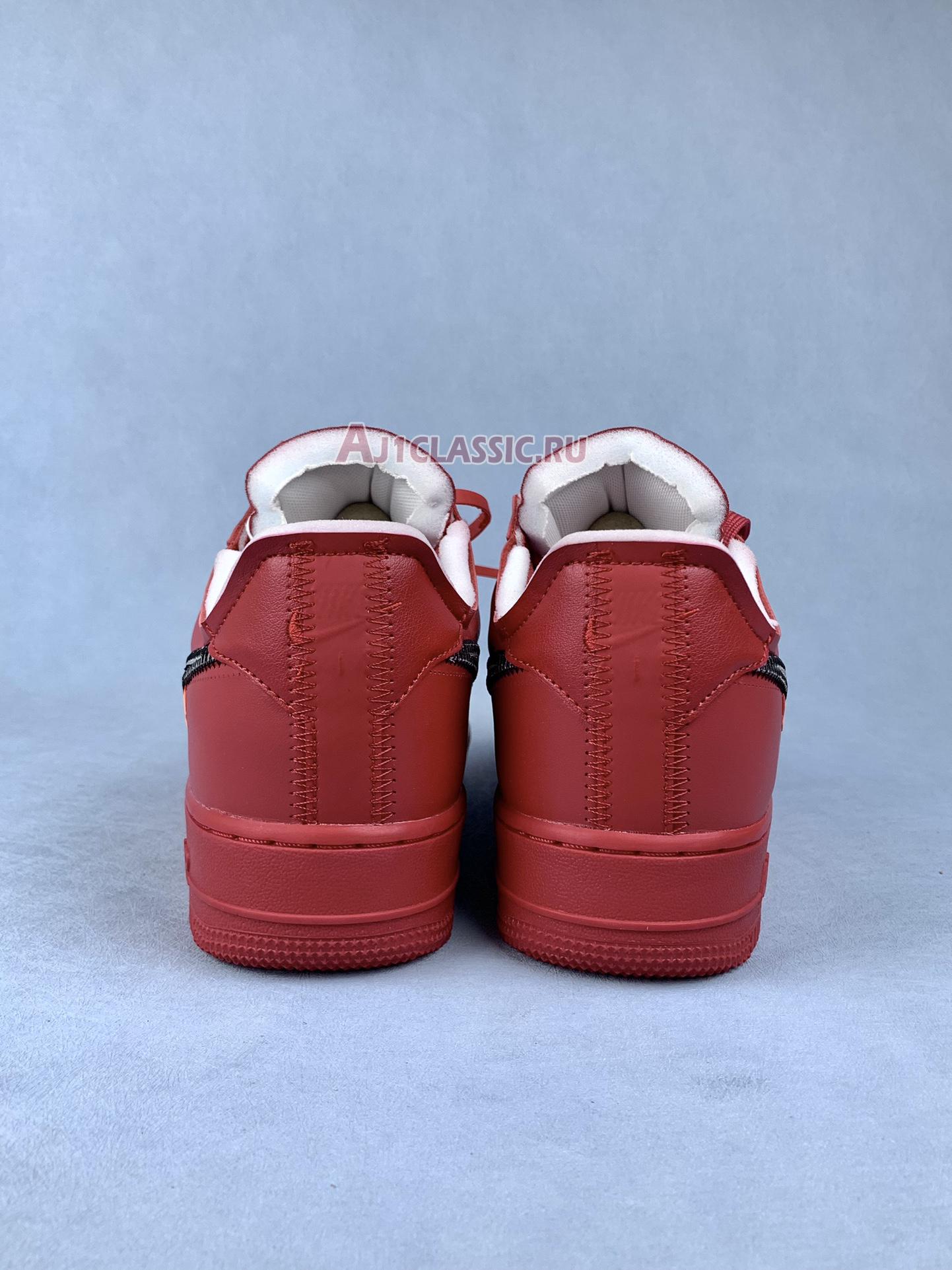 New Off-White x Nike Air Force 1 Low "Brick Red" AO4297-600 Shoes