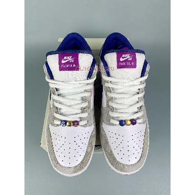 Rayssa Leal x Nike Dunk Low SB Deep Royal Vivid Purple FZ5251-001 Pure Platinum/Deep Royal Blue/Vivid Purple/White/Gum Yellow Mens Womens Shoes