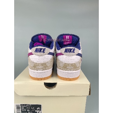 Rayssa Leal x Nike Dunk Low SB Deep Royal Vivid Purple FZ5251-001 Pure Platinum/Deep Royal Blue/Vivid Purple/White/Gum Yellow Mens Womens Shoes