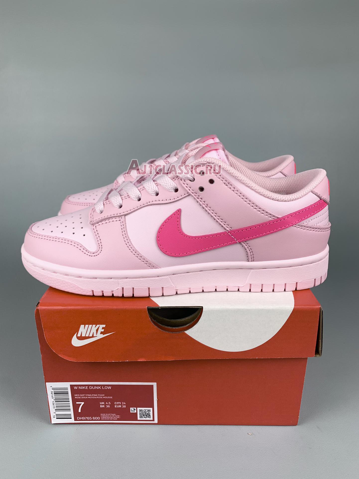 New Nike Dunk Low GS "Triple Pink" DH9765-600 Shoes