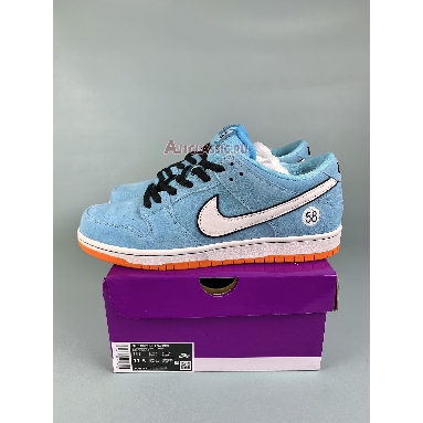 Nike SB Dunk Low Club 58 Gulf BQ6817-401-1 Blue Chill/Safety Orange/Black/White Mens Womens Shoes