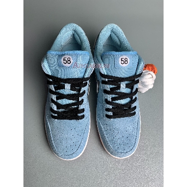 Nike SB Dunk Low Club 58 Gulf BQ6817-401-1 Blue Chill/Safety Orange/Black/White Mens Womens Shoes