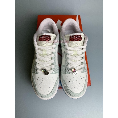 Nike Dunk Low LX Year of the Dragon 2024 Green FZ5065-111 Sail/Dusty Cactus/Vapor Green/Dragon Red Mens Womens Shoes