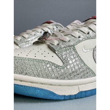 Nike Dunk Low LX Year of the Dragon 2024 Green FZ5065-111 Sail/Dusty Cactus/Vapor Green/Dragon Red Mens Womens Shoes