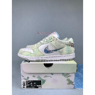 Nike Dunk Low Steam Puppet Year of the Dragon Third Prince Ao Bing FZ5065-111-1 White/Green Mens Womens Shoes