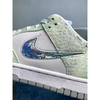 Nike Dunk Low Steam Puppet Year of the Dragon Third Prince Ao Bing FZ5065-111-1 White/Green Mens Womens Shoes