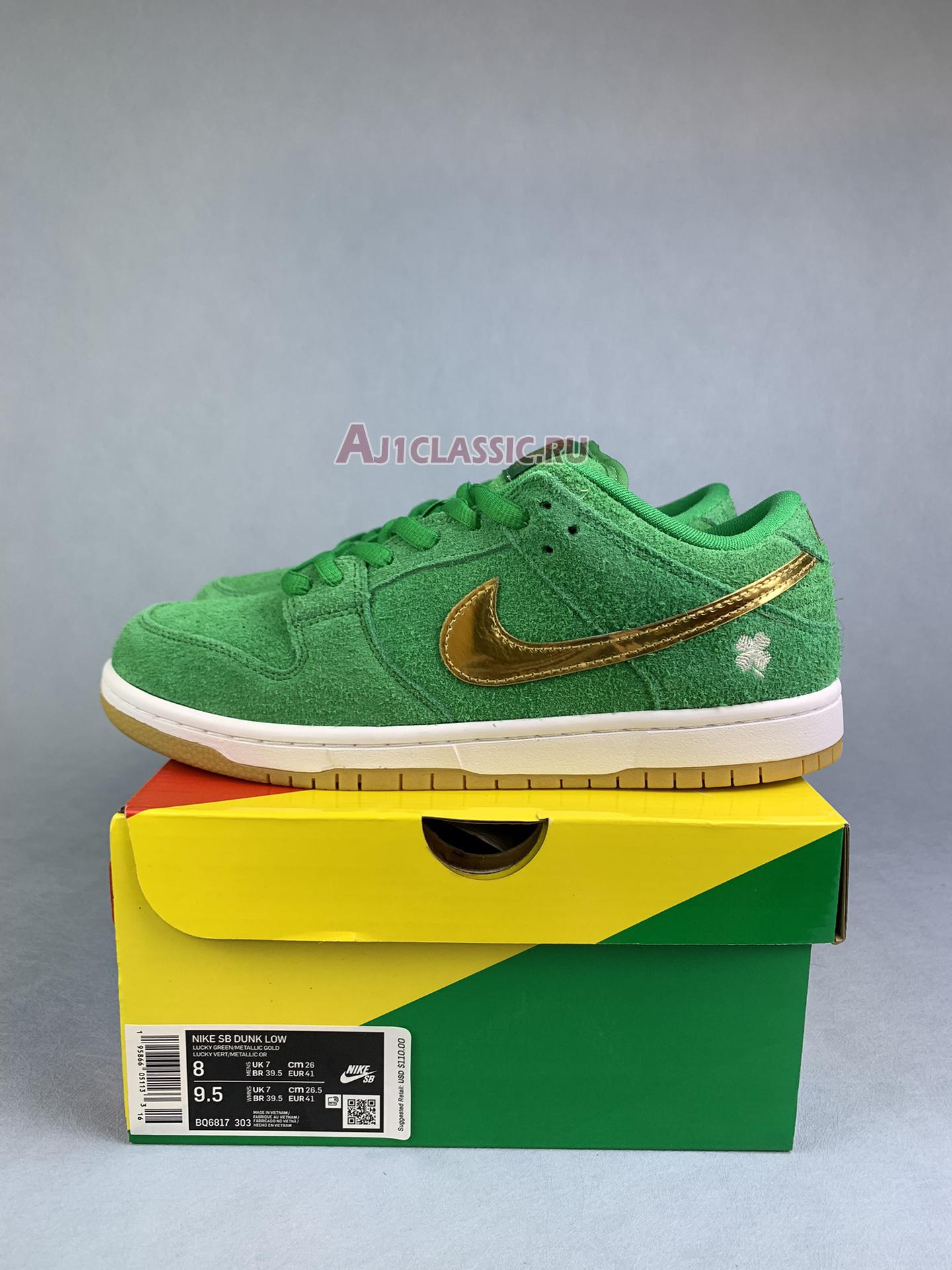 New Nike SB Dunk Low Pro "St Patricks Day" BQ6817-303-1 Shoes