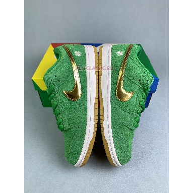 Nike SB Dunk Low Pro St Patricks Day BQ6817-303-1 Lucky Green/Metallic Gold Mens Womens Shoes