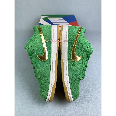 Nike SB Dunk Low Pro St Patricks Day BQ6817-303-1 Lucky Green/Metallic Gold Mens Womens Shoes