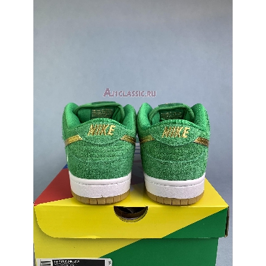 Nike SB Dunk Low Pro St Patricks Day BQ6817-303-1 Lucky Green/Metallic Gold Mens Womens Shoes