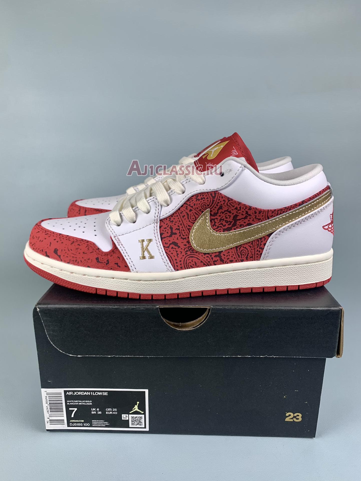 New Air Jordan 1 Low SE "Spades" DJ5185-100 Shoes