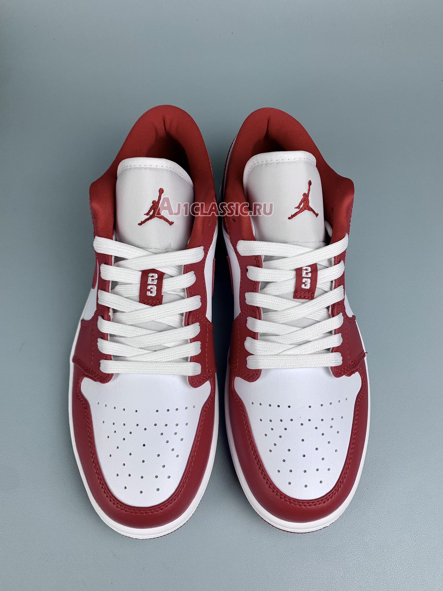 Air Jordan 1 Low "Gym Red White" 553558-611-1