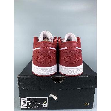 Air Jordan 1 Low Gym Red White 553558-611-1 Gym Red/White Sneakers