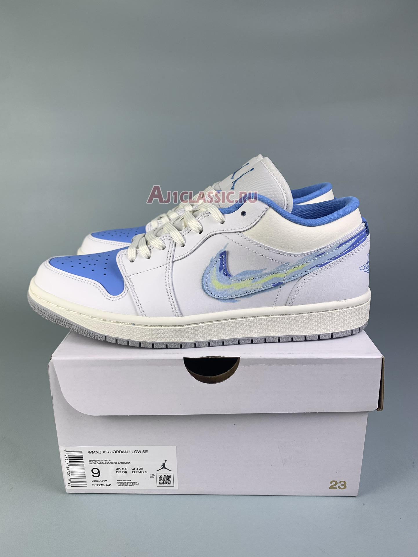 New Air Jordan 1 Low SE "Just Skate - University Blue" FJ7219-441 Shoes