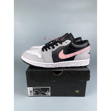 Air Jordan 1 Low Grey Fog Bleached Coral 553558-062-1 Black/Grey Fog/White/Bleached Coral Sneakers